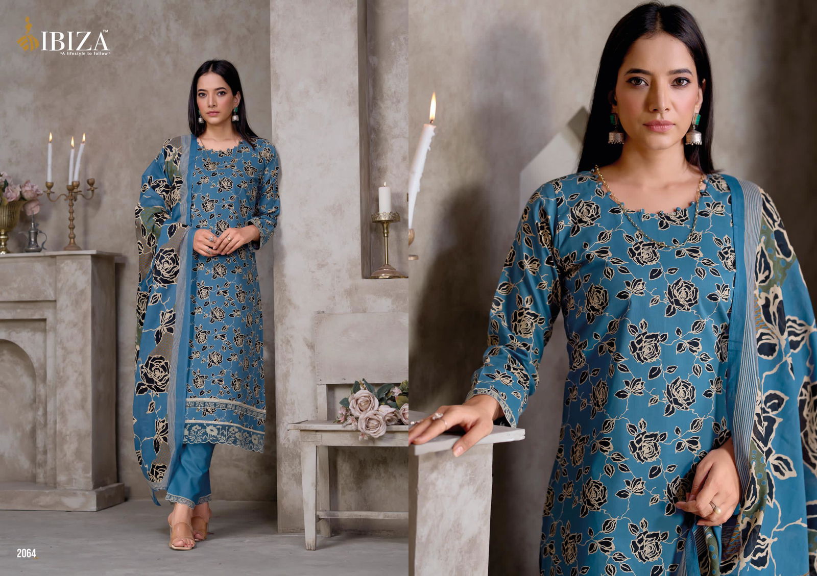 Gulabo By Ibiza Camric Cotton Digital Printed Salwar Kameez Online Wholesale